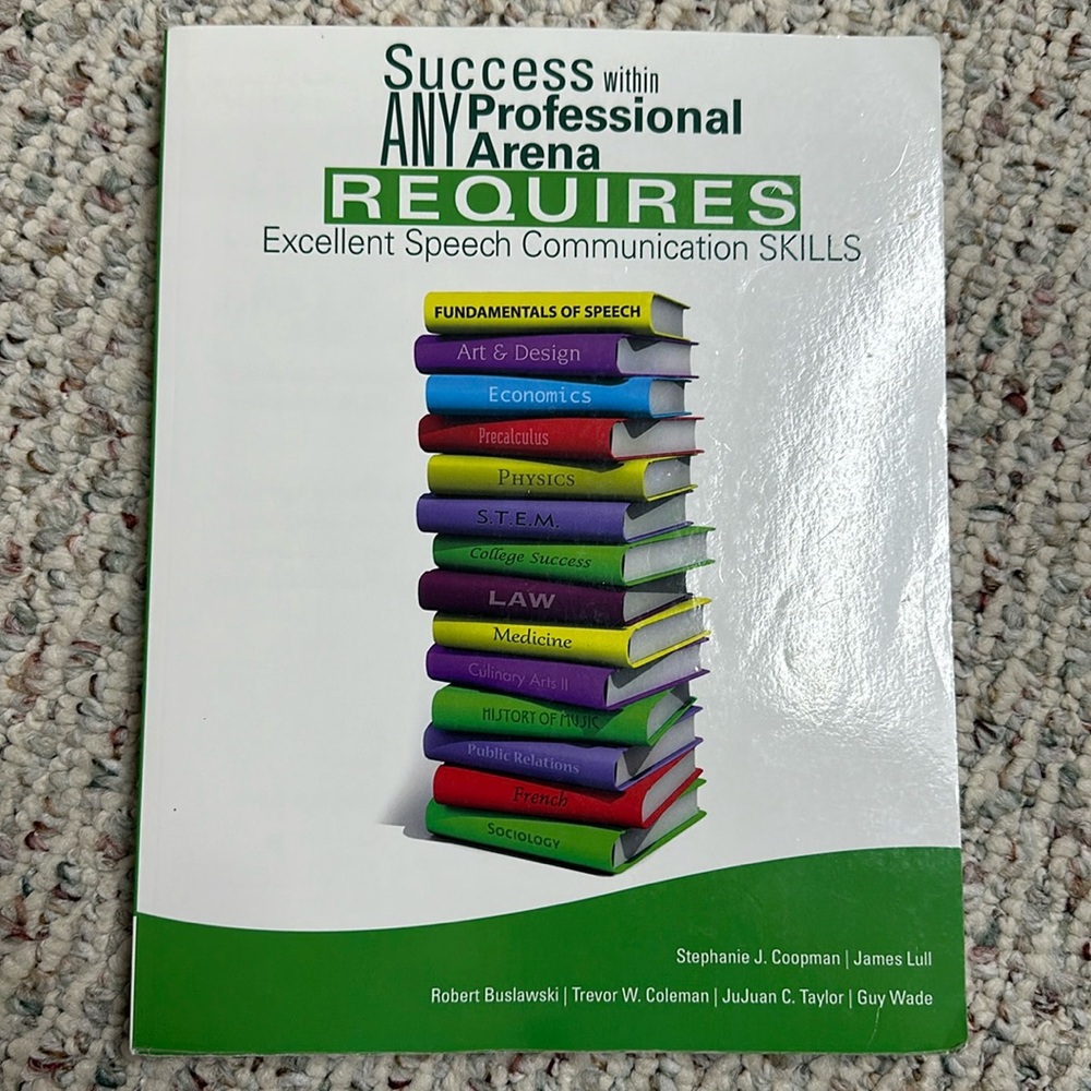 Requires Excellent Speech Communication Skills by Coopman/Lull/Buslawski/Coleman